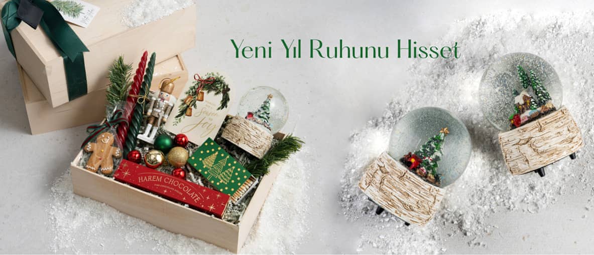 Kar Küreli Premium YılbaşıHediye Kutusu