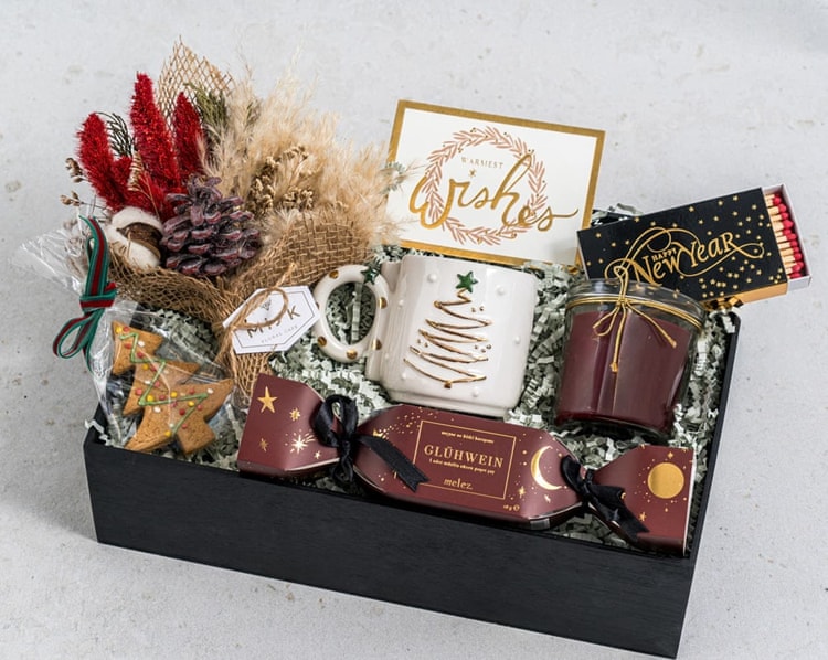 Bordo Şıklık Premium Yılbaşı Hediye Kutusu
