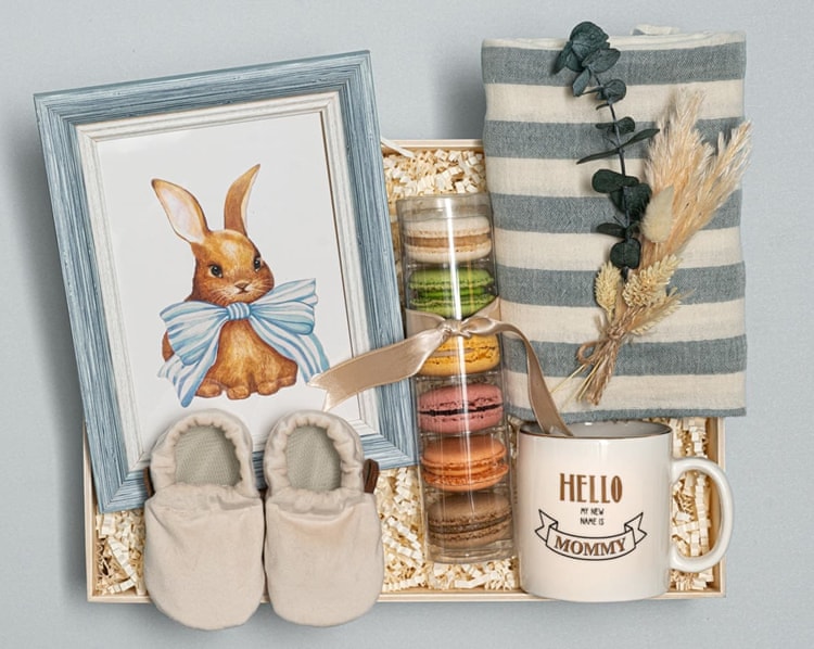 Bunny Erkek Bebek Kutusu