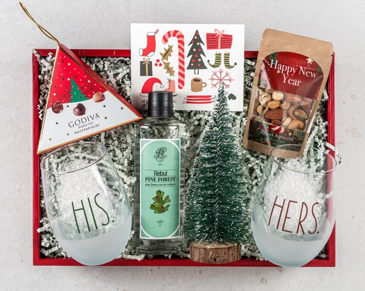 Çifte Özel Yılbaşı Hediye Kutusu