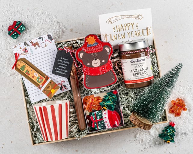 Cute Premium Yılbaşı Hediye Kutusu