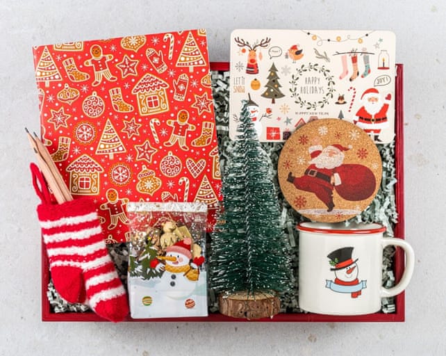 Dopdolu Yılbaşı Hediye Kutusu