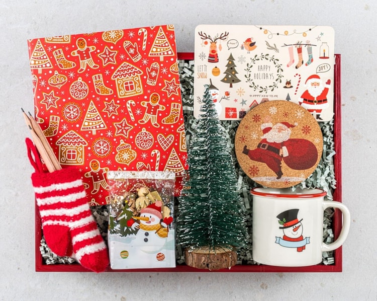 Dopdolu Yılbaşı Hediye Kutusu