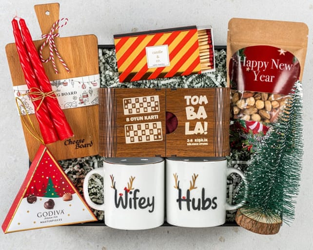 Eğlenceli Çifte Yılbaşı Hediye Kutusu