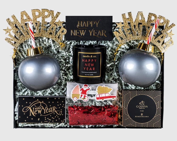 Eğlenceli Yılbaşı Partisi Hediye Kutusu