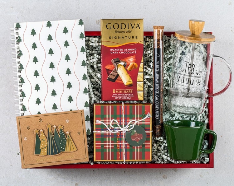 Ekose Yılbaşı Hediye Kutusu