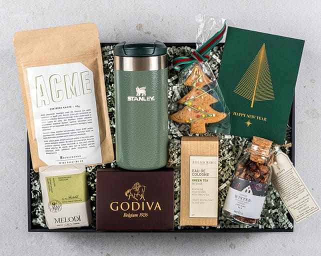 Green Premium Yılbaşı Hediye Kutusu