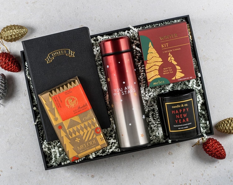 Işıltılı Ofis Premium Yılbaşı Hediye Kutusu