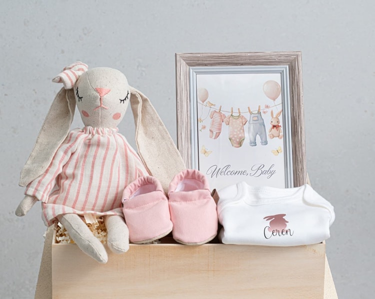 İsimli Kız Bebek Hediye Kutusu