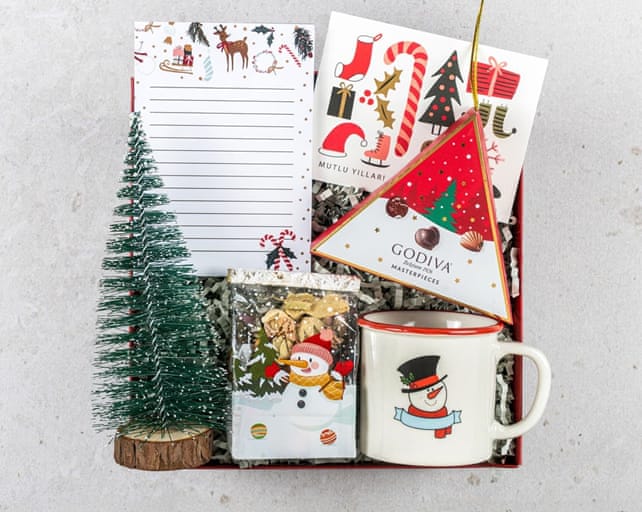 Kardan Adam Mini Yılbaşı Hediye Kutusu