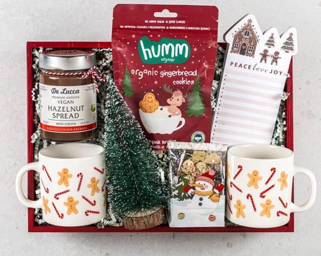 Kurabiye Adam Yılbaşı Hediye Kutusu