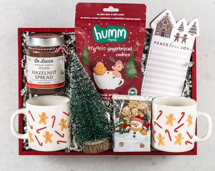 Kurabiye Adam Yılbaşı Hediye Kutusu