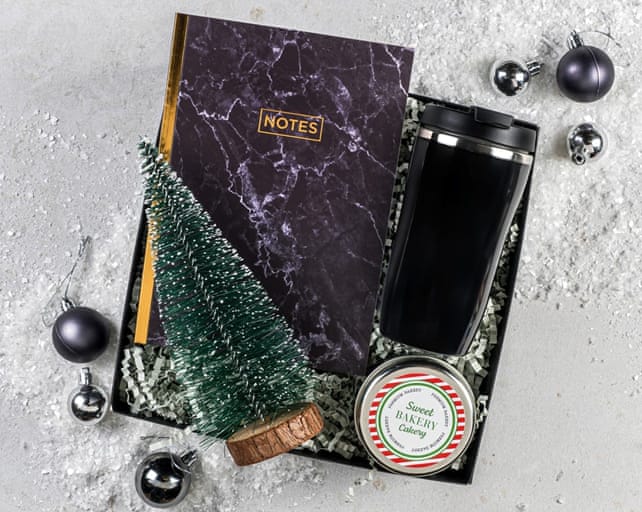 Mermer Yılbaşı Hediye Kutusu