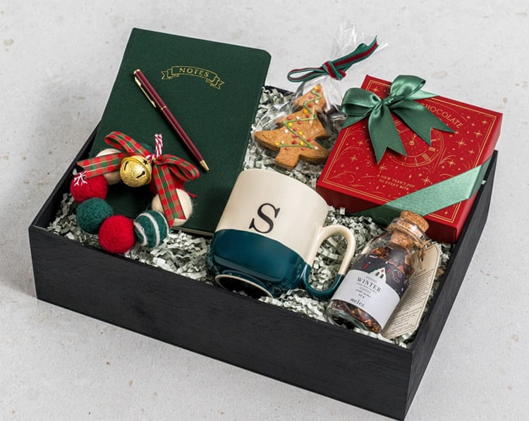 Mini Çelenk Premium Yılbaşı Hediye Kutusu