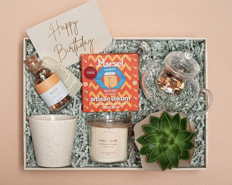 Naturel Doğum Günü Hediye Kutusu