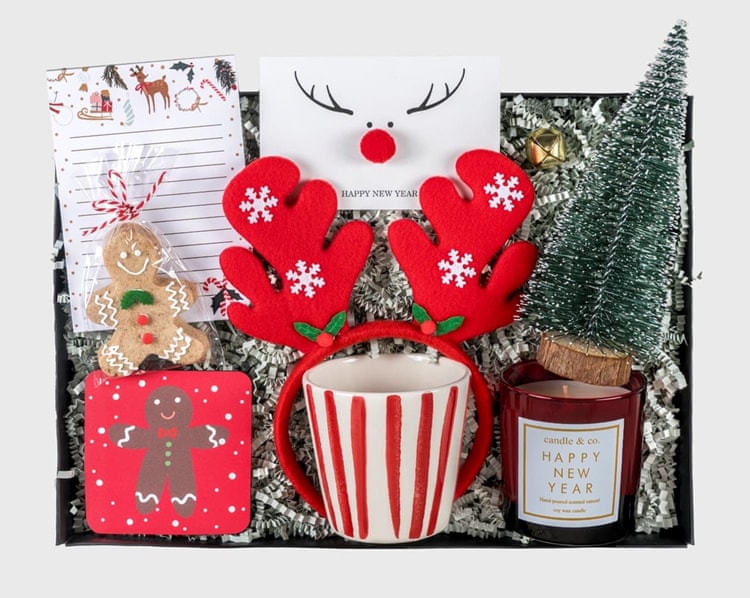 Neşeli Kurabiyeler Yılbaşı Hediye Kutusu