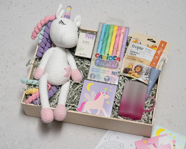 Renkli Pony Hediye Kutusu