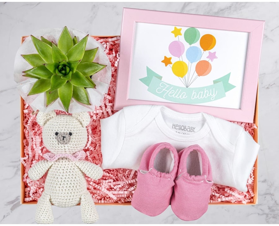 Sevimli Ayıcık Kız Bebek Hediye Kutusu BendenSana