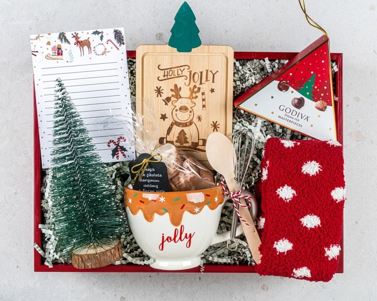 Sıcak Sunum Yılbaşı Hediye Kutusu