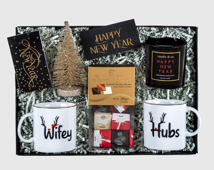 Şık Çifte Yılbaşı Hediye Kutusu