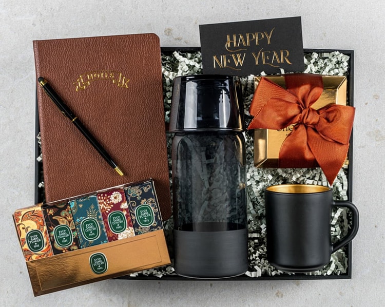 Taba Bronz Premium Yılbaşı Hediye Kutusu