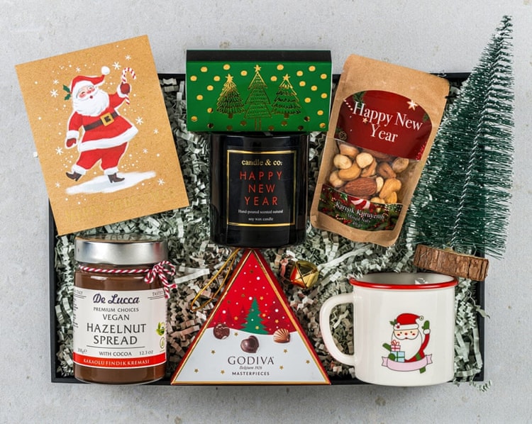 Tatlı Noel Baba Yılbaşı Hediye Kutusu