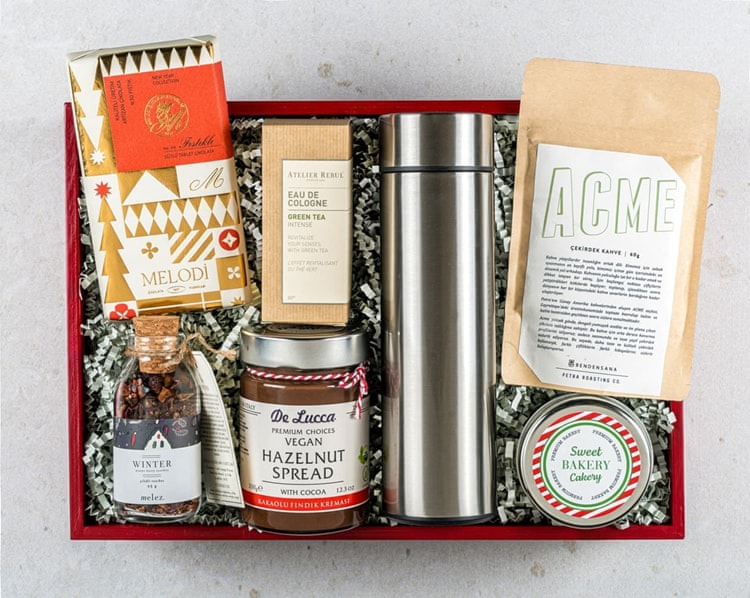 Termoslu Premium Yılbaşı Hediye Kutusu