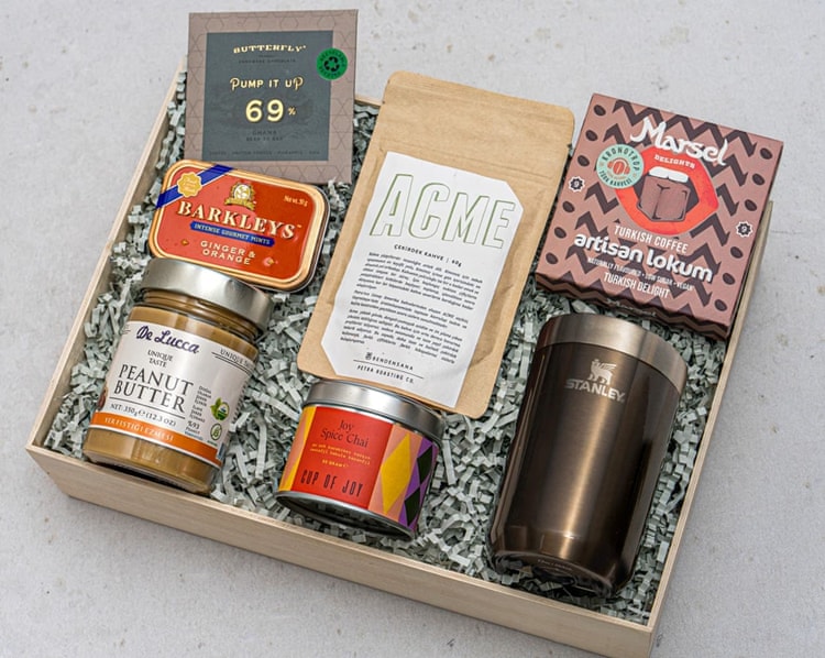 Turuncu Bronz Hediye Kutusu