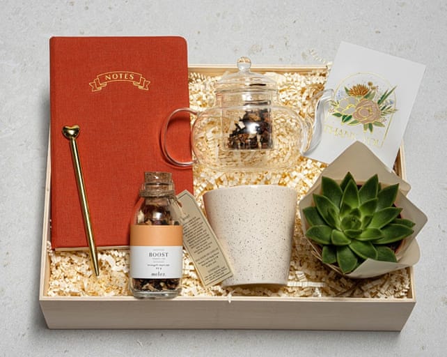 Turuncu Teşekkür Hediye Kutusu