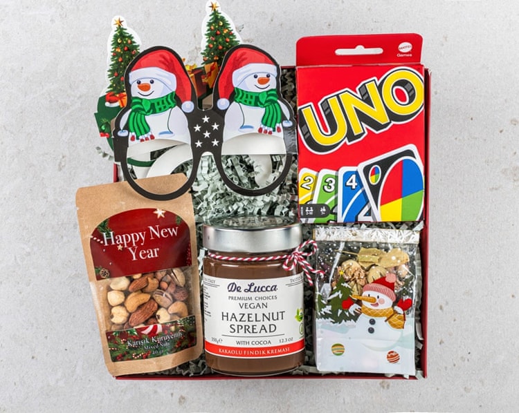 Unolu Mini Yılbaşı Hediye Kutusu