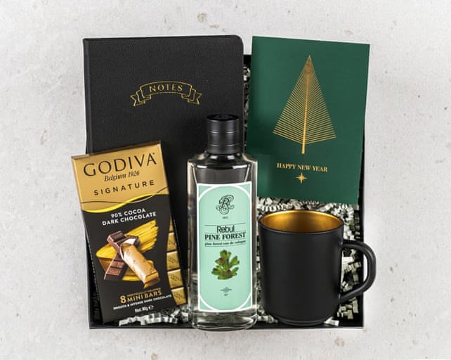 Yeşil Siyah Mini Yılbaşı Hediye Kutusu