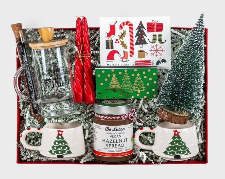 Yılbaşı Ağacı Zamanı Hediye Kutusu