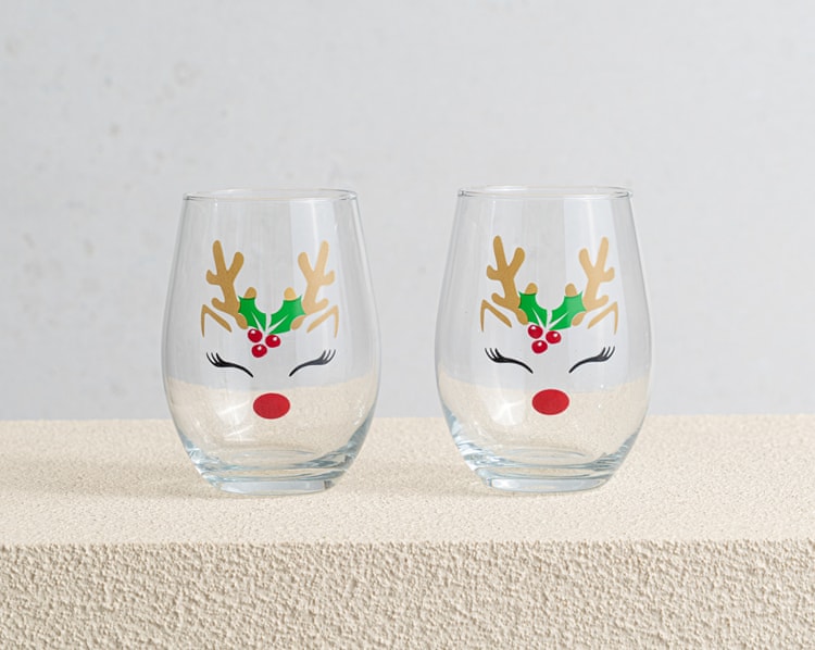 Sevimli Geyik Yılbaşı Hediye Kutusu